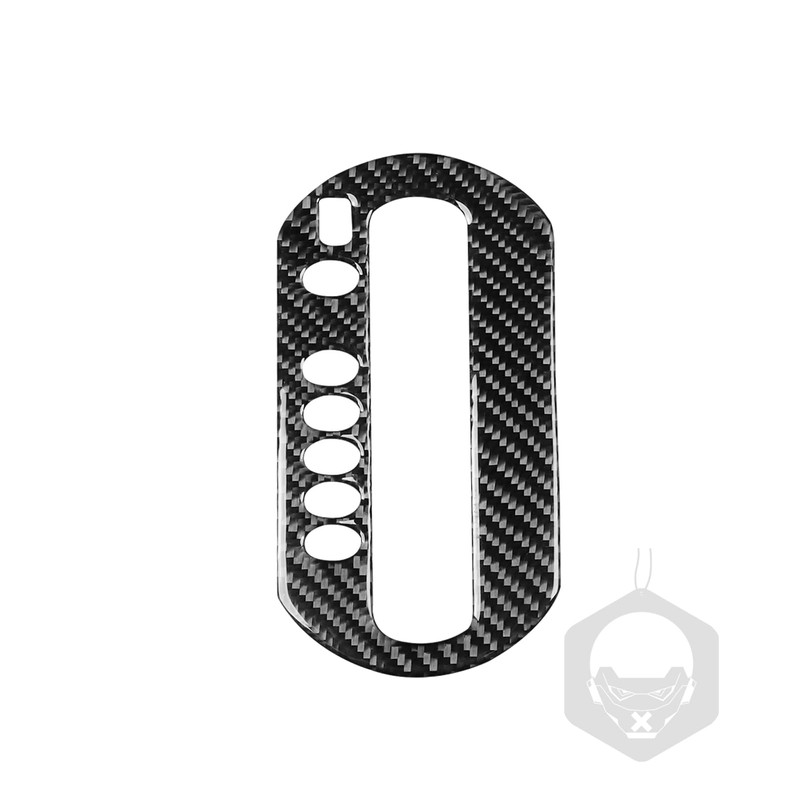 PJFUS Real Premium Carbon Fiber Car Center Console Automatic Gear