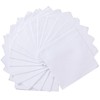 Deviegath Men's Handkerchiefs 18 Pack 100% White Cotton Solid White