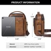HUMERPAUL Messenger Bag for Men, Man Bag Genuine Leather Crossbody