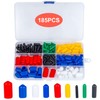 185 Pcs Rubber End Caps Screw Protective Caps Bolt Caps
