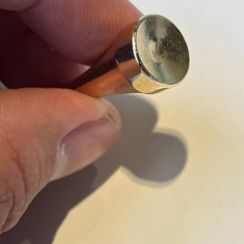 Unbranded Rare Shiny Gold Toned Golf Tee - A Beauty!