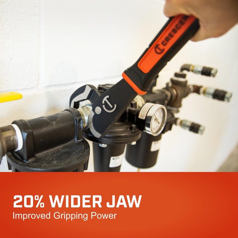 Crescent 12" Self-Adjusting Dual Material Pipe Wrench - CPW12