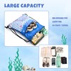 CHEPULA Gym Drawstring Backpack,Sports Gym PE Bag Waterproof Swimming Beach