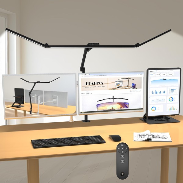 Epabina 3000 Lumen Ultra Bright Architect Desk Lamp with Clamp,