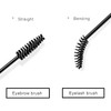 i-Laesh 100 Pcs Disposable Eyelash Brushes, Mascara Wands, Eye Lash
