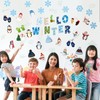 Marspark 68 Pieces Winter Classroom Bulletin Border Decoration Penguin Cutouts