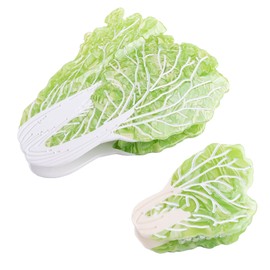 Framendino, 2 Pack Cabbage Hair Claw Clips Funny Green Vegetable Barrettes Clip for Women