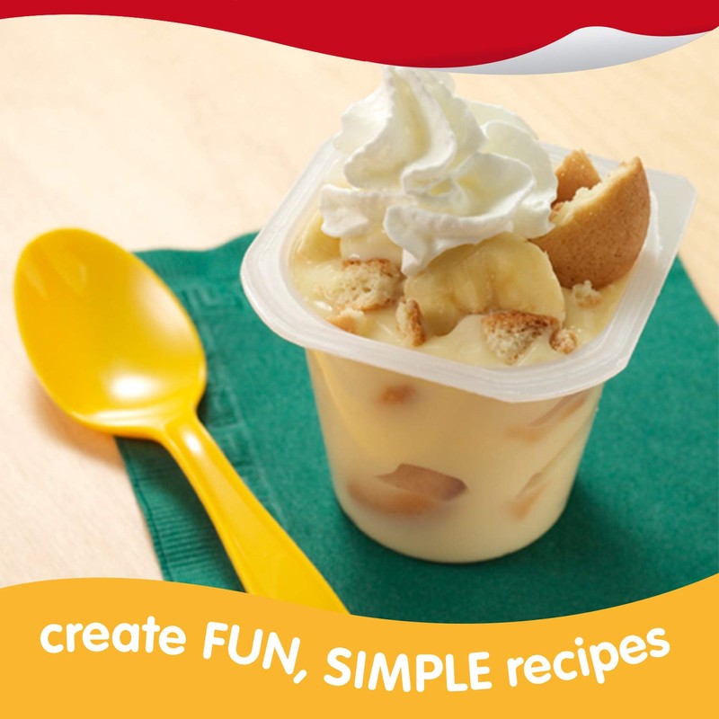 Snack Pack Super Size Banana Cream Pie Flavored Pudding Cups,