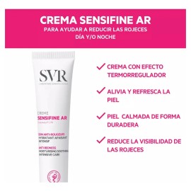 SVR Sensifine Ar Crema Anti-enrojecimiento Rostro Hipoalergnica 40ml                                                                                  