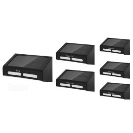 Unbranded Solar light Outdoor Wall Lights for Fence IP65 Waterproof RGB Modes 6 Pack