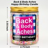 Funny Happy Birthday Candle, Birthday Gifts for Women Men, Gifts