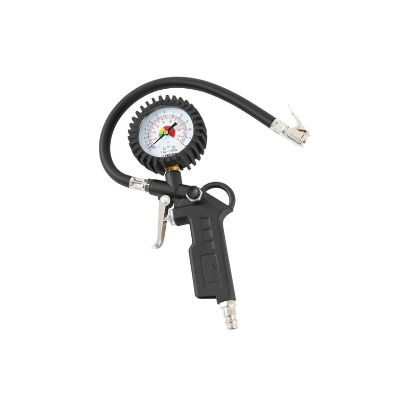TECPO Compressed Air Set Tyre Inflator Gun with Air Hose