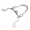 120mm Horse Mouth Snaffle with Chain Stainless Steel Horse Bit