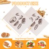 Guerity 2pcs Reusable Bread Bags To Keep Fresh, Cotton Linen