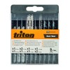 Triton Jigsaw Blade Set 10pce Wood / Metal (959528)