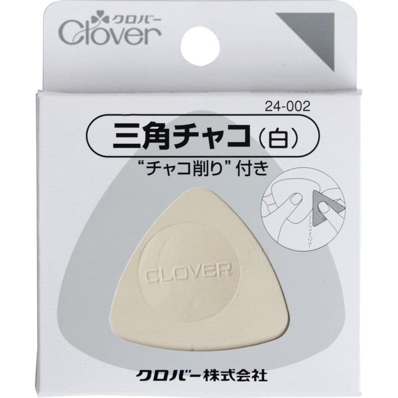 Clover 三角チャコ 白 24-002