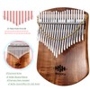 Moozica Kalimba 21 Keys Solid Koa Wood, Single Solid Wood