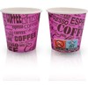 COFFISANO 200 Colourful Coffee Glasses | Paper Cups 75 ml
