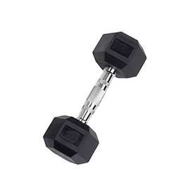 Body-Solid Rubber Coated Hex Dumbbell 25 lb.