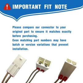 WE4M449 Gas Dryer Igniter Replaces AH2364812 AP4436004 1535007 PS2364812 EA2364812, Gas Dryer Igniter Compatible with GE Hotpoint and RCA Gas Dryers 5TX62G9ST0WS DCCB330GJ2WC Not Universal