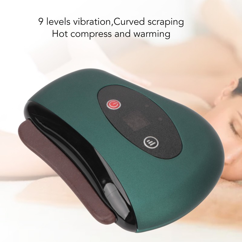 Heated Guasha Machine Vibration 9 Levels Stone Needle Hot Compress
