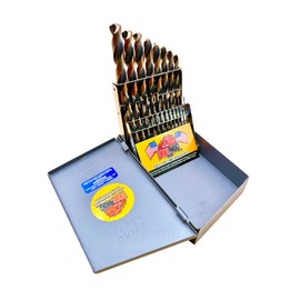 Drill Hog 21 Pc Drill Bit Set Index Hi-Molybdenum M7