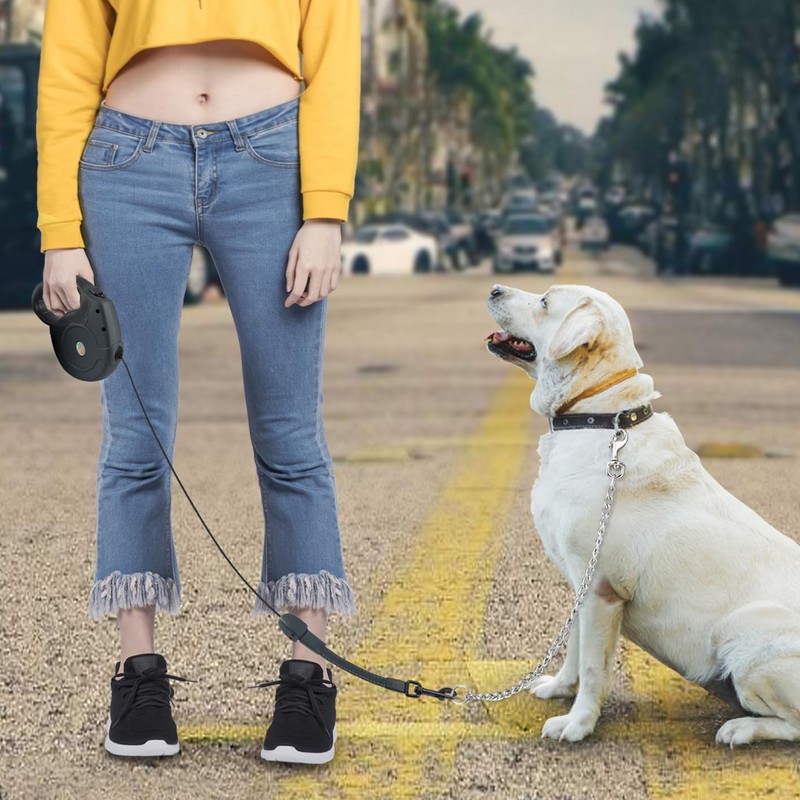 Idepet Heavy Duty Retractable Dog Leash for Small and Medium