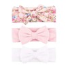 Yueshop MultiWare 3pcs Baby Headband Cotton Elastic Newborn Print Floral