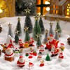 Roowest 96 Pcs Miniature Ornaments for Snow Globe Kit DIY