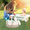 Maliton Baby Diaper Caddy Organizer, X-Large Cotton Rope, Rustic Style,
