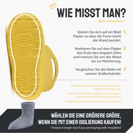 Ladeheid Eva Children's Wellington Boots, Rain Shoes, Lined, LA-CA-03, Yellow / grey