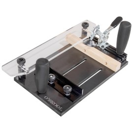 O'SKOOL Rail Coping Sled Router Table Jig for Cabinet Door Joints, Chamfering, Roundovers, Profiling, Fits 5-1/2” x 1-5/8” Stock