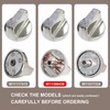 5PCS W11366438 Stove Knobs Replacement for Whirlpool Cooktop Knobs WCG55US0HS00,