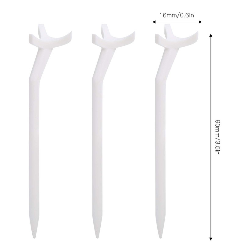 Golf Practice Plastic Material Lightweight Curved Golf Tees Accessories Compact