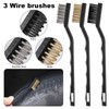 JIZZU Cleaning Brush Car, 8 Pieces Car Detailing Brush Set,