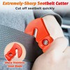 ipow [2 Pack] Car Emergency Escape Window Break Hammer Safety