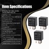 JA&MIU 3PCS 4671168E 72472M 5 pin 12 Volt DV SPDT