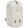 Ohm (OHM) 00-5090 Power Strip, Strong Lightning Guard, 1 Port, White, HS-TM1MK3PBT-W