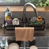 Kitchen Sink Faucet Organizer, Sponge Holder for Kitchen Sink with
