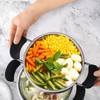 ZENFUN 1.8 Quart Stainless Steel Steamer Pot with Basket, Stock