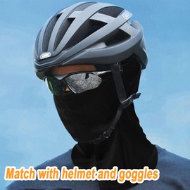 HUIRUSO Balaclava Men,Breathable Face Mask,3 Pcs Ski Mask for Skiing Motorcycle Cycling Hunting Tactical (CA/US, Alpha, One Size, Black+Camouflage1+Camouflage2)