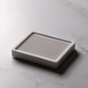 White Diatomite Soap Dish - Modern Minimalist Design - Premium
