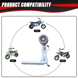 KAMIER #25 Drive Chain 126 Links with Chain Tensioner Adjuster Kit Replacement for Razor MX350 MX400 SX350 ZR350 Dirt Rocket Bike Kids Electric Motocross Off Road Roller Chain Breaker Heavy Duty Parts