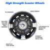 Scooter Replacement Wheels 80mm pair, LED Flash Wheel Maxi Micro
