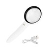 LED Magnifying Glass Set USB Charging Handheld Magnifier with Lights
