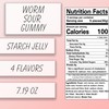 Sour Gummy Worms - Sour Worms - Assorted Gummy Candy