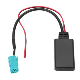 Car Bluetooth Audio Cable Adapter Replacement for Clio Kangoo Megane Scenic 2005‑20116Pin