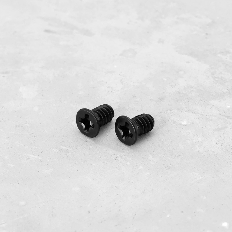 ECSiNG Pack of 100 Black Countersunk Screws with Flat Phillips