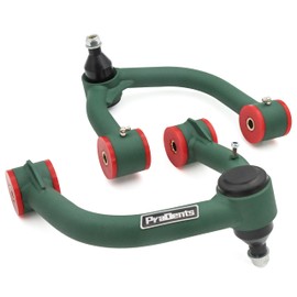 Front Upper Control Arms for 2005-2023 Toyota Tacoma, 2-4" Lift Suspension Tubular Arms with Ball Joint, Replacement OEM Factory Suspension Arms, Matte Green