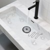 4pcs Universal Bath Plug and Chain, Bathroom Sink Plug Replacement